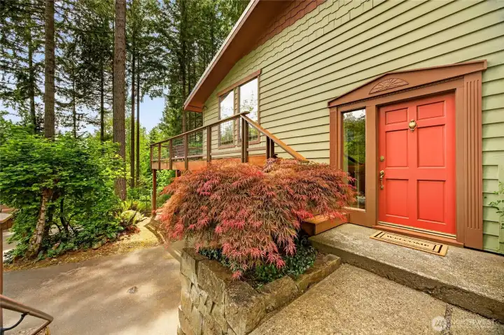 Front split entry