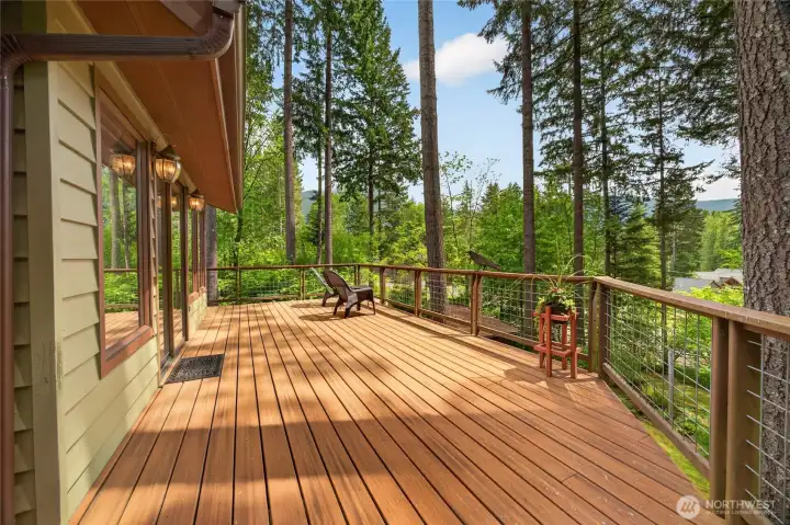 Deck off living room