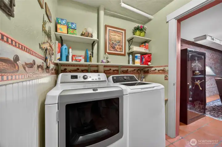 Basement laundry