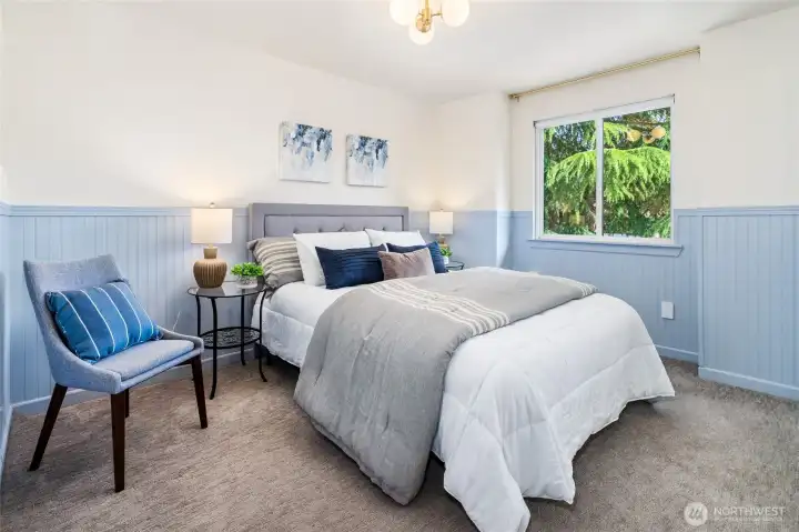 Second main floor bedroom.