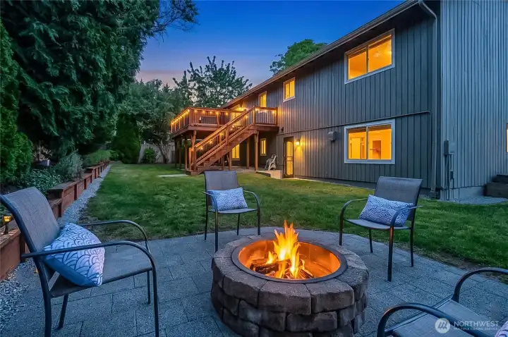 Imagine roasting some marshmallows around the firepit this summer.