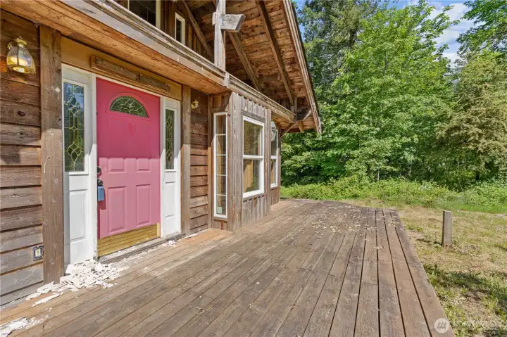 Front Door with Deck