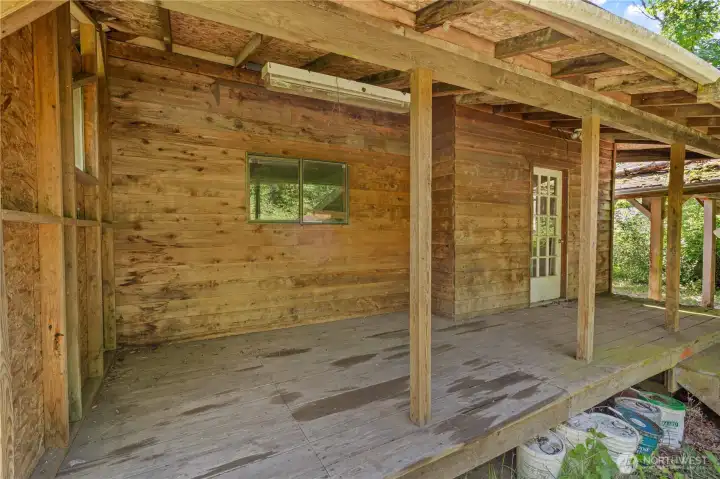 Covered Back Deck
