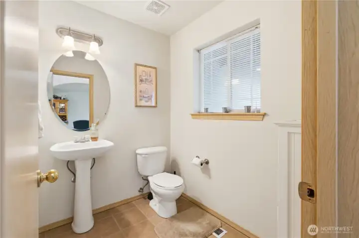 Downstairs half bath Downstairs half bath