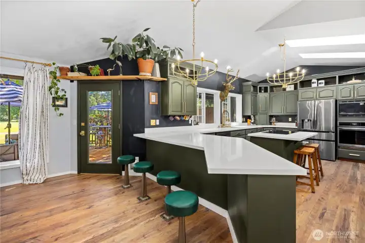 Door leads to your covered outdoor deck