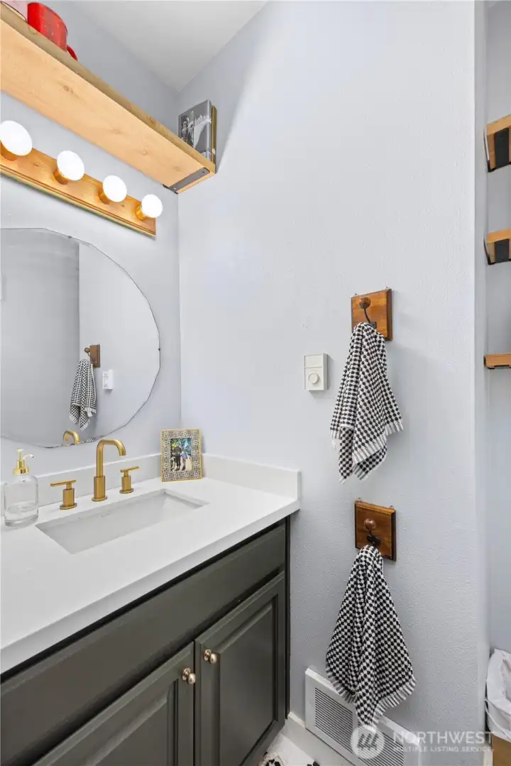 1/2 bath on main floor