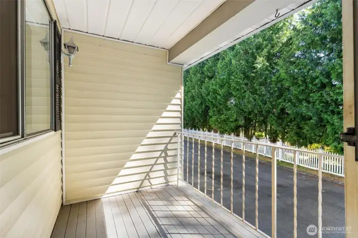 Private balcony