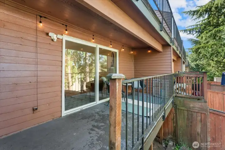 Main floor balcony.