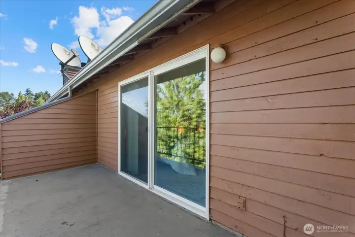 Primary bedroom balcony.