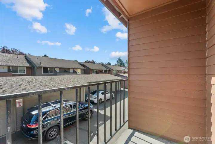Front balcony.
