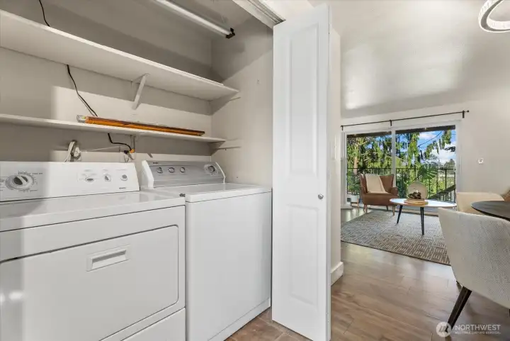 Laundry on main level.