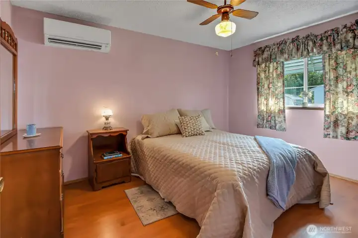 Primary bedroom with access to bathroom