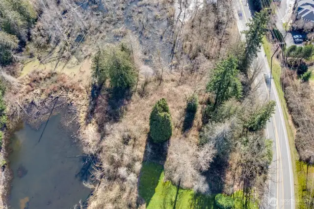 Overview of the two building lots