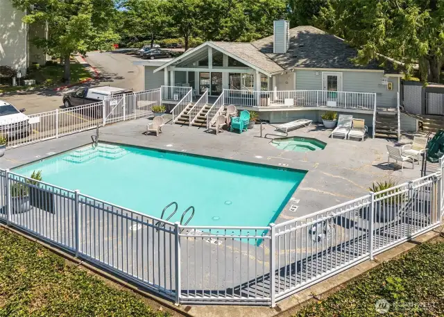 Seasonal pool.