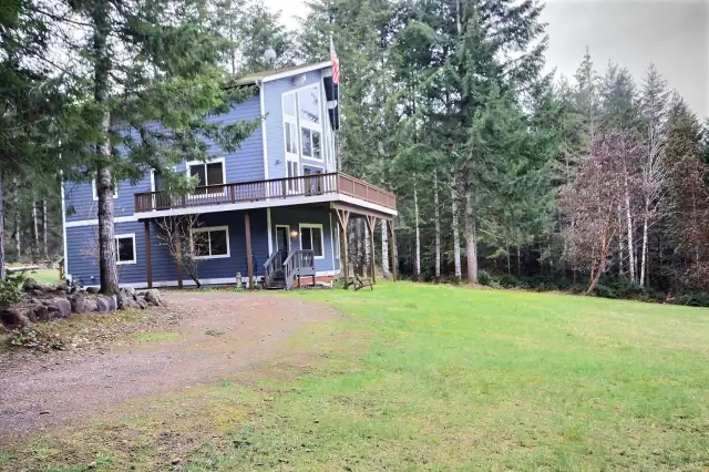 Side and rear of home.