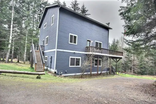 Approach from the driveway
