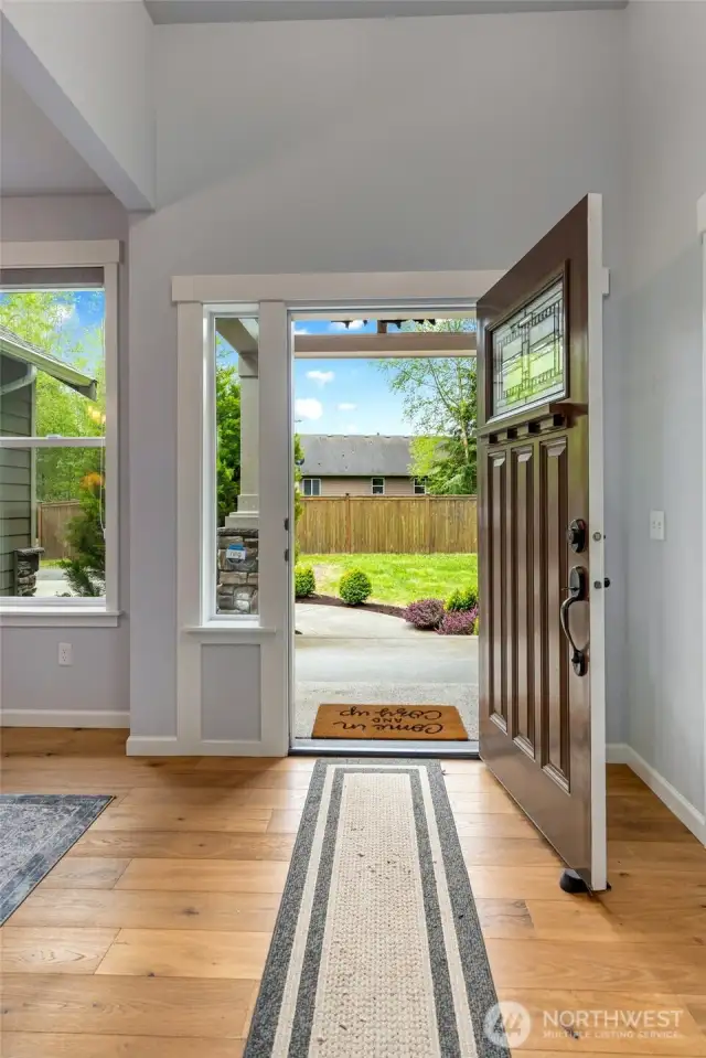 Enjoy the quality millwork at this home.