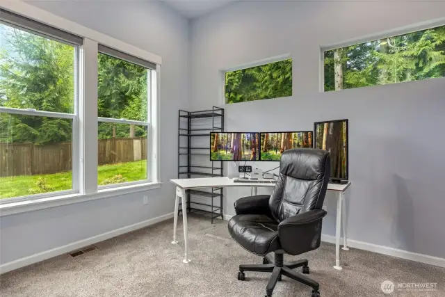 Office with a closet - could be a flex bedroom