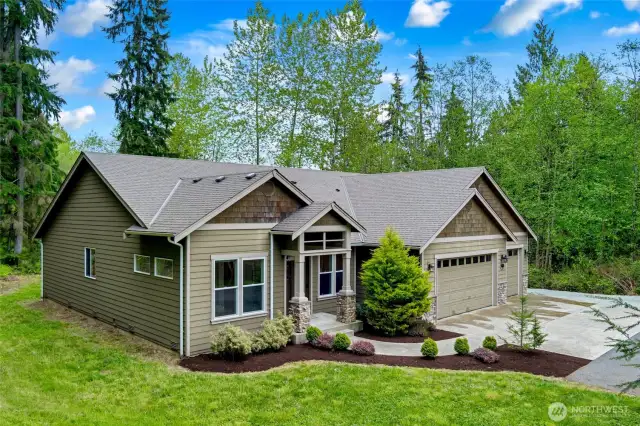 Lot is over an acre