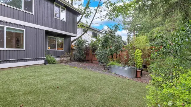 Place for gardening, playing, and relaxing
