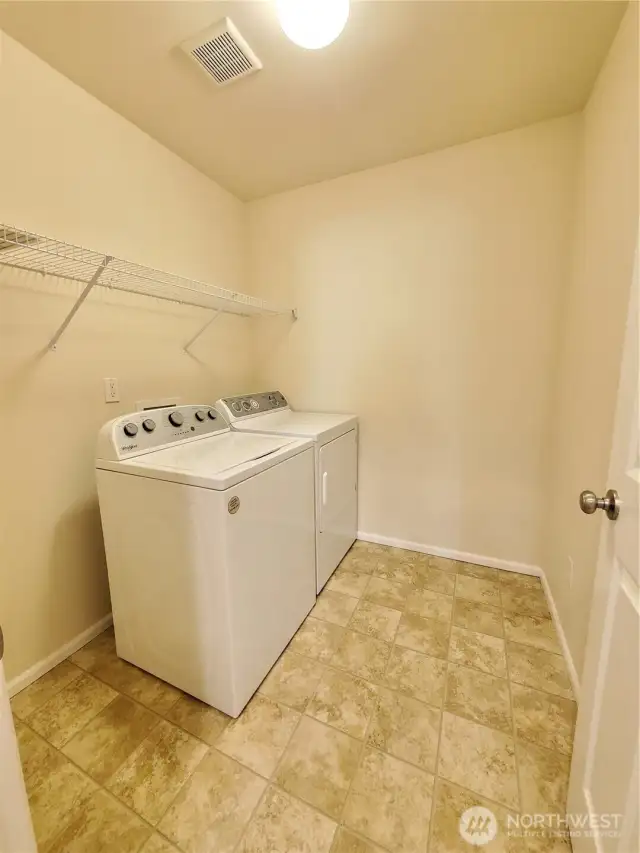Move in ready means having your own washer and dryer for convenience!