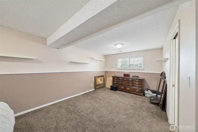 Primary bedroom allows for plenty of space for your bedroom furniture.