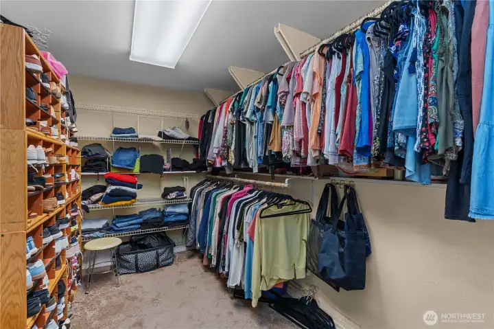 This is the walk-in closet off the additional bedroom.