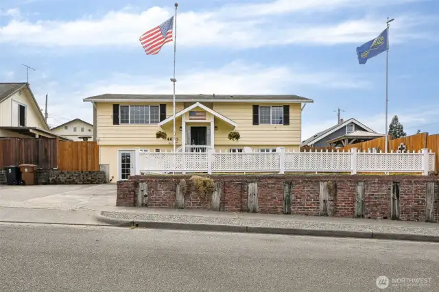Front of the house.