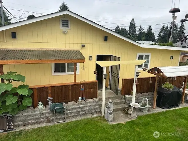 Garage from Backyard