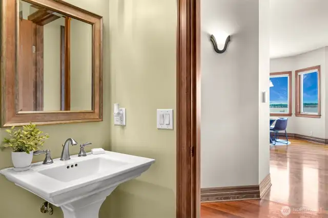 Main floor half bath