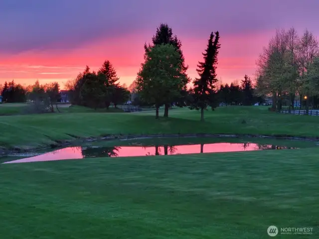 Fall sunset!