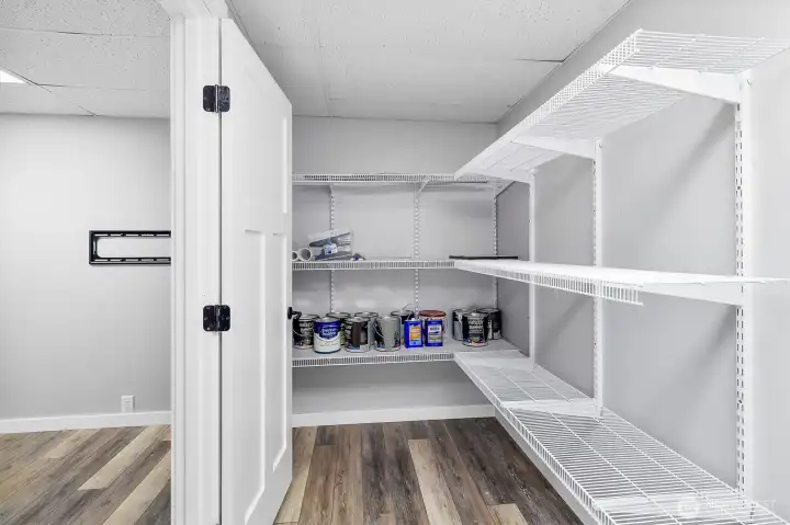 Extra storage space.