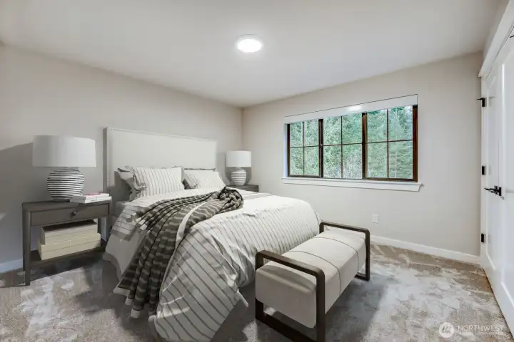 Second floor bedroom *Virtually Staged*