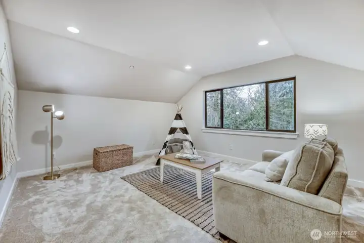 Side room off upstairs bonus room explore the possibilities of this great space