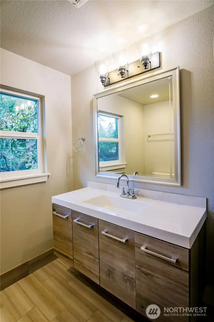 SWEET VANITY IN 3/4 DOWNSTAIRS BATH