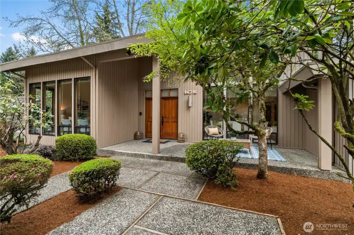 Set in a popular, established East Bellevue neighborhood, this one-of-a-kind home stands apart with a truly unique floorplan you won’t find anywhere else