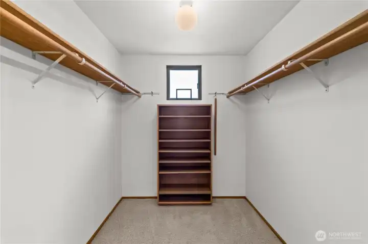 Yes, this makes 3 closets in the Primary!  Ohh-la-la!