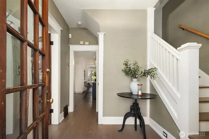 Formal entry with all the original charm.