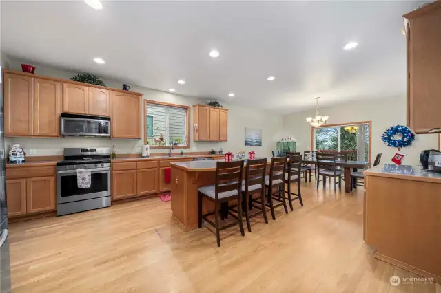 Gourmet kitchen perfect for large gatherings.