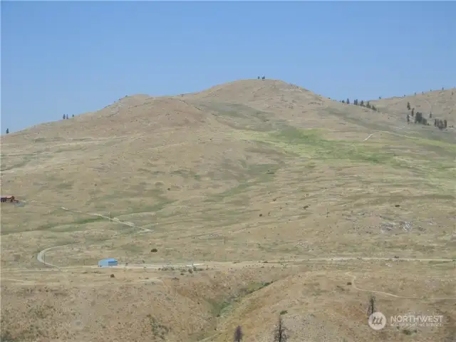 View from Harmony Heights Rd. of Pulsifer Ranch including HHTs Lots 8, 16W, 16E and 19W.