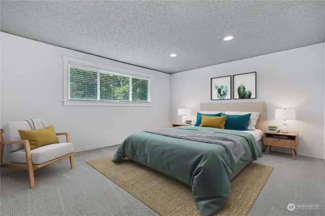 Virtual staging to show potential