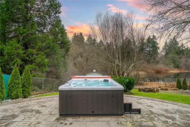 View from the hot tub