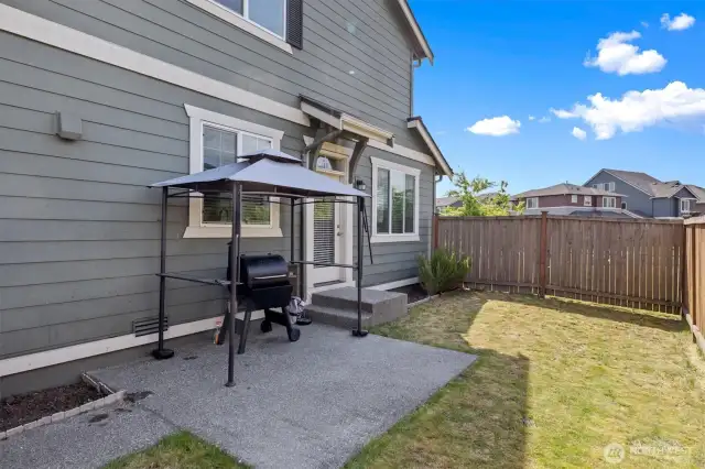 Patio off dining area