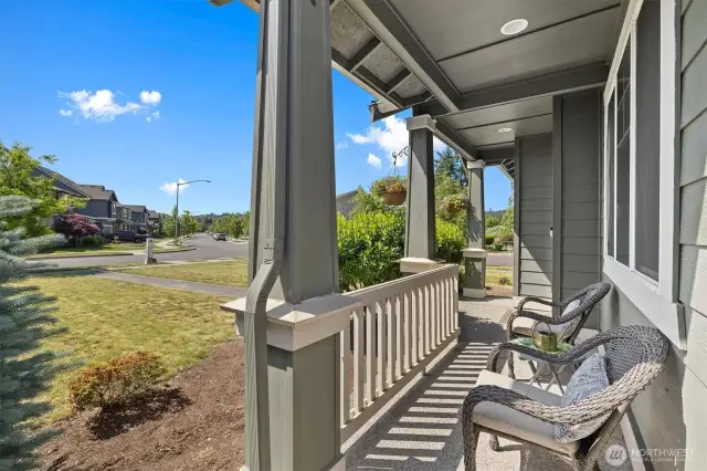 Covered front porch