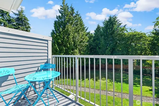 Bedroom balcony
