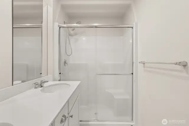 Primary bathroom.