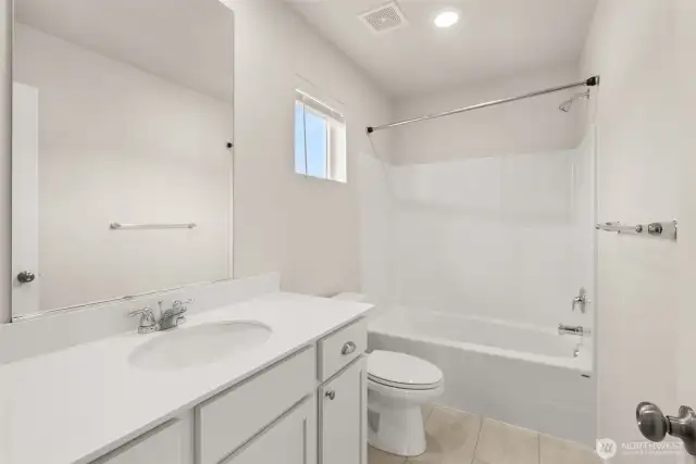 Upstairs bathroom.