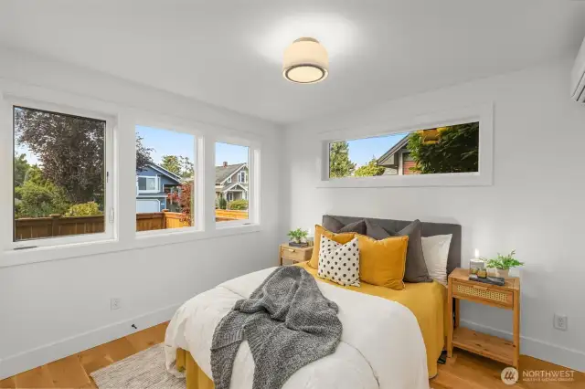 A third bedroom with space to stretch out and soak in the daylight.