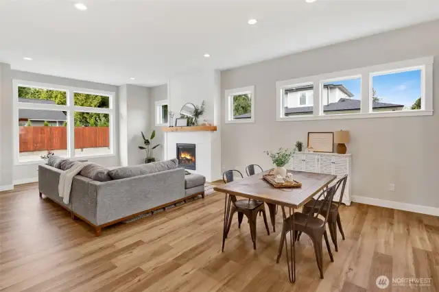 From sunrise to sunset, natural light floods the space through thoughtfully placed windows—making every room feel open and alive.