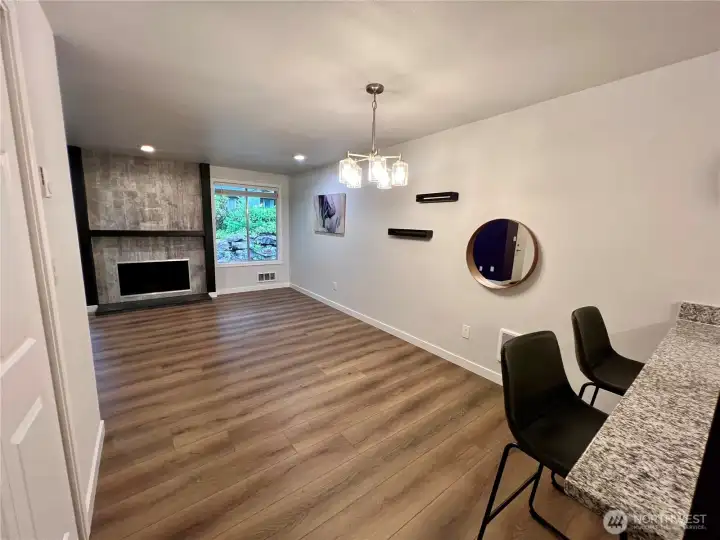 Another view of Dining Area off kitchen